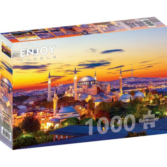 Enjoy de Sainte-Sophie au coucher du soleil, puzzle 1000 pièc