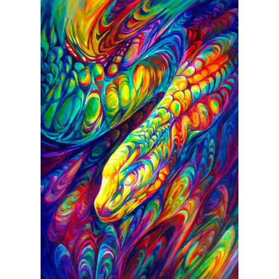 Puzzle Enjoy Serpent Arc-en-ciel de 1000 pièces Puzzle Enjoy Serpent Arc-en-ciel de 1000 pièces