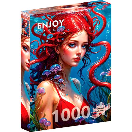 Puzzle Enjoy Sirène Rousse 1000 pièces Puzzle Enjoy Sirène Rousse 1000 pièces