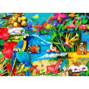 Puzzle Enjoy Trésors Tropicaux de 1000 pièces