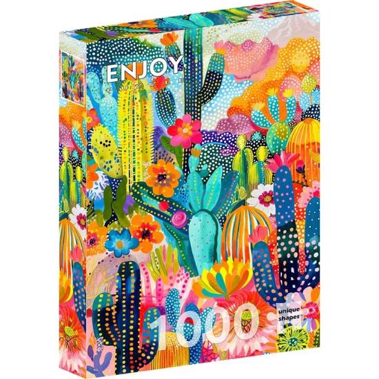 Puzzle Enjoy Terre Des Cactus 1000 pièces