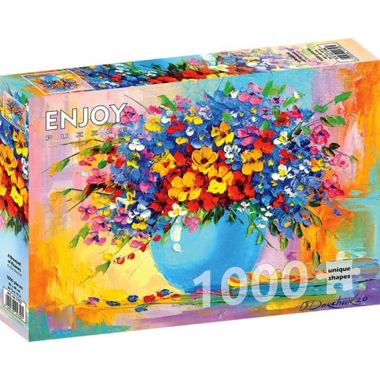 Puzzle Enjoy d'un bouquet de fleurs 1000 pièces