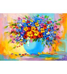 Puzzle Enjoy d'un bouquet de fleurs 1000 pièces