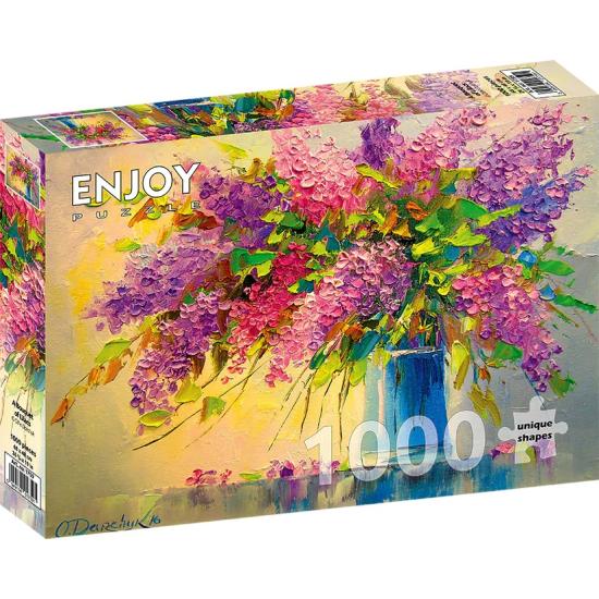 Puzzle Enjoy d'un bouquet de lilas 1000 pièces