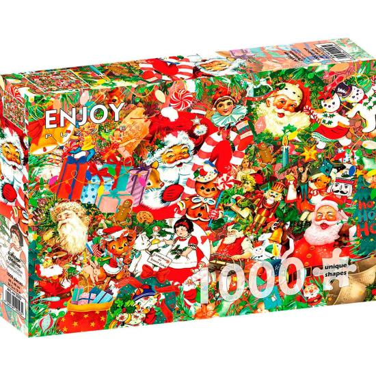 Puzzle Enjoy Un No l Vintage de 1000 pi ces