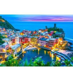 Puzzle Enjoy Port de Boston au Crépuscule États-Unis de 1000 Piè