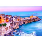 Puzzle Enjoy Vieste sur les Rochers, Italie 1000 Pièces