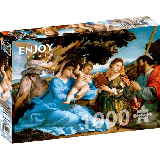 Puzzle Enjoy de la Vierge à l'Enfant avec les Saints 1000 Puzzle Enjoy de la Vierge à l'Enfant avec les Saints 1000