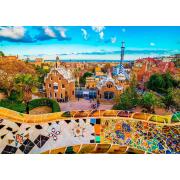Puzzle Enjoy de la vue du Park Güell, Barcelone de 1000 Pz