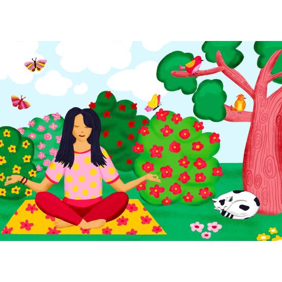 Puzzle Enjoy Yoga dans le Parc de 1000 pièces Puzzle Enjoy Yoga dans le Parc de 1000 pièces