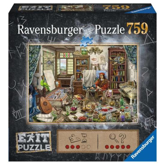 Escape Puzzle Ravensburger L'atelier de l'artiste 759 pi