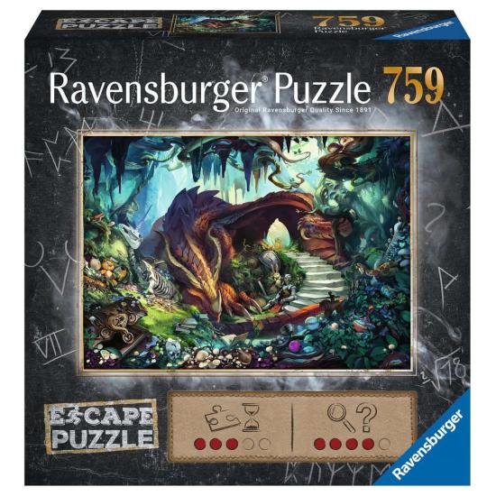 Puzzle Escape Ravensburger Dans la Grotte du Dragon 759 pièces