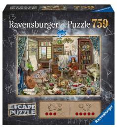 Puzzle d'évasion Ravensburger Artist's Studio 759 pièces