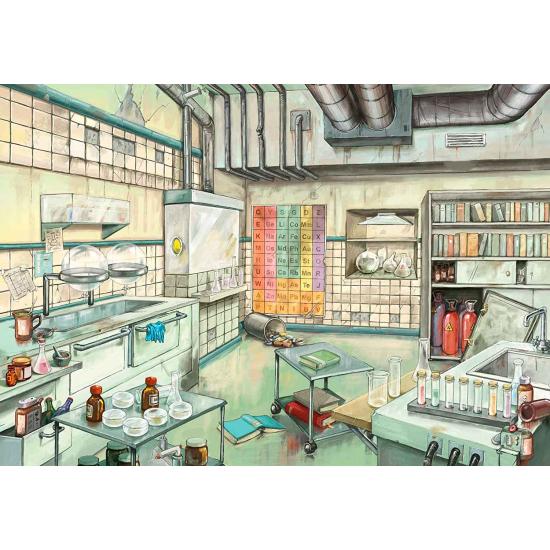 Puzzle d'évasion Ravensburger Laboratoire de chimie 368 pièc