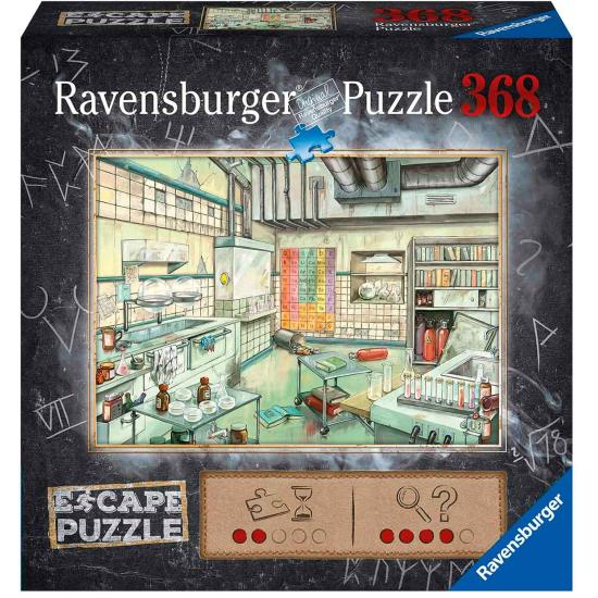 Puzzle d'évasion Ravensburger Laboratoire de chimie 368 pièc