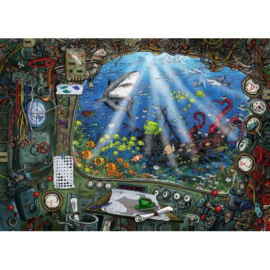 Ravensburger Puzzle d'évasion sous-marin 759 pièces