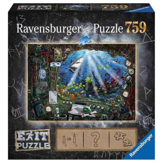 Ravensburger Puzzle d'évasion sous-marin 759 pièces