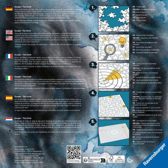 Puzzle Escape Ravensburger The Circle in Paris de 919 pièces