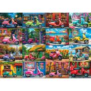 Puzzle Eurographics 16 Scooters 1000 pièces