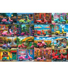 Puzzle Eurographics 16 Scooters 1000 pièces