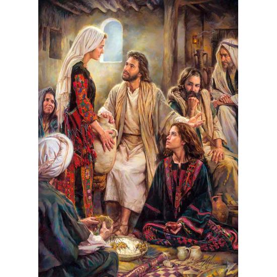 Puzzle Eurographics Aux pieds de Jésus 1000 pièces