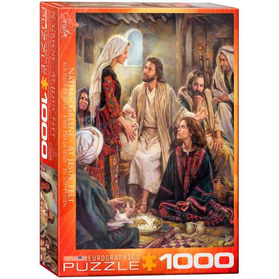 Puzzle Eurographics Aux pieds de Jésus 1000 pièces