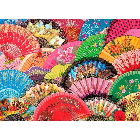 Eurographics Puzzle Éventails espagnols 1000 pièces