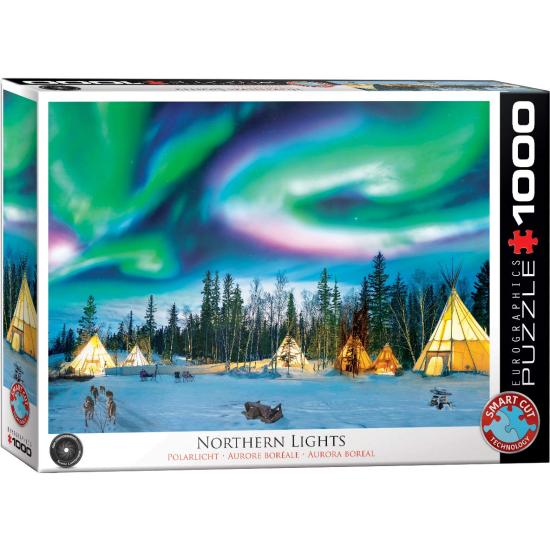 Eurographics Puzzle Camping pour observer les aurores boréales 1