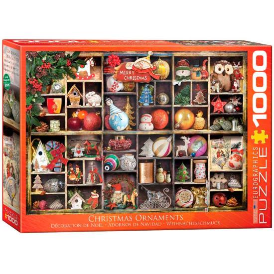 Eurographics Puzzle Décorations de Noël 1000 pièces