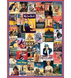 Eurographics Puzzle World War 1 et 2 Affiches de 100