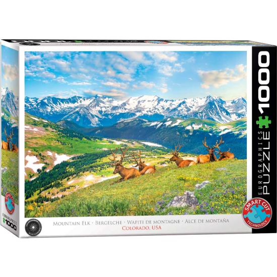 Puzzle Eurographics Wapiti des Montagnes de 1000 pièce