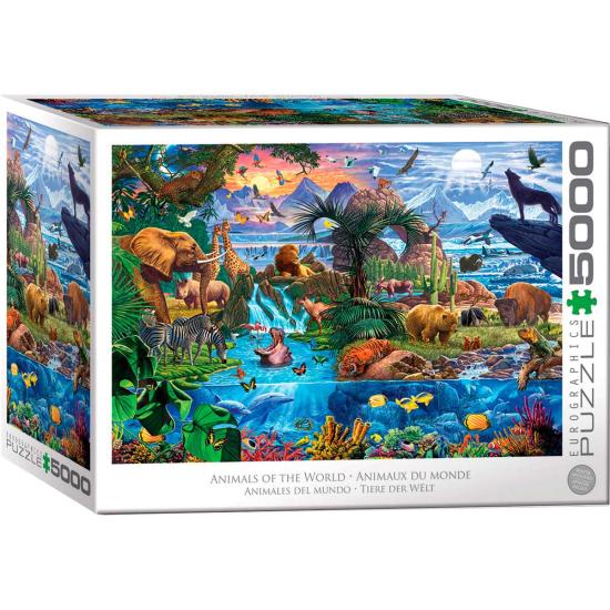 Puzzle Eurographics Animaux du Monde 5000 Pièces