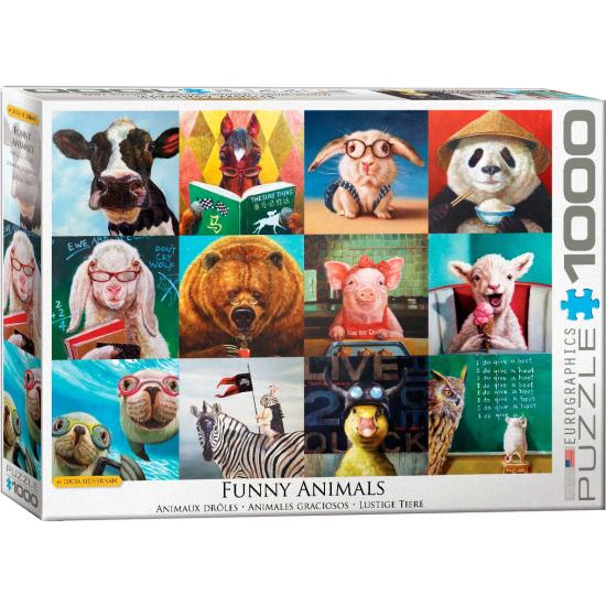 Eurographics Puzzle Animaux Amusants 1000 Pièces