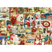 Eurographics Puzzle Cartes de Noël anciennes 1000 pièces
