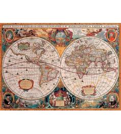 Eurographics Puzzle carte du monde antique 1000 pièces