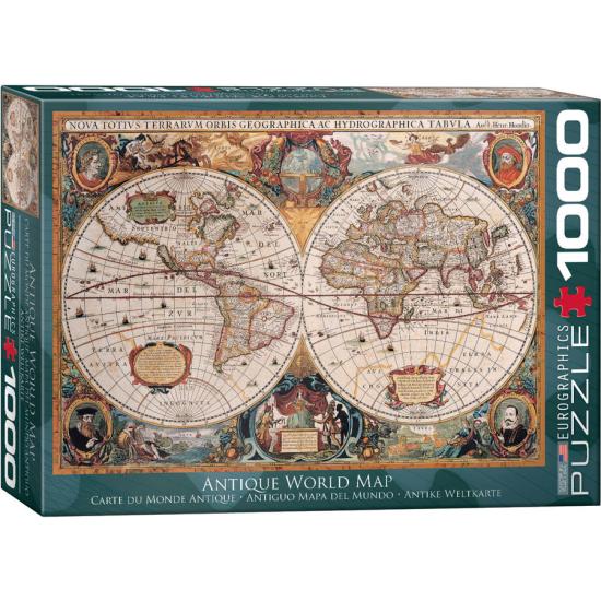 Eurographics Puzzle carte du monde antique 1000 pièces