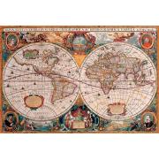 Eurographics Puzzle Carte du vieux monde 2000 pièces