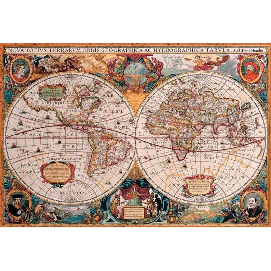 Eurographics Puzzle Carte du vieux monde 2000 pièces