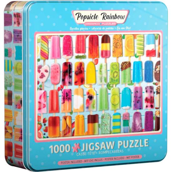 Eurographics Rainbow Popsicle Puzzle, boîte de 1000 pièces