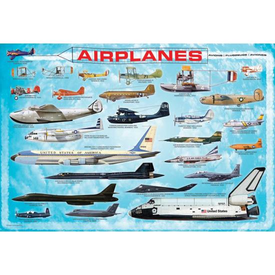 Eurographics Puzzle Avions 100 pièces