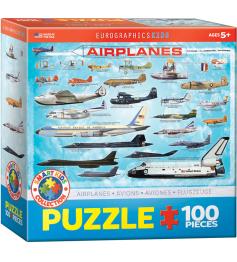 Eurographics Puzzle Avions 100 pièces