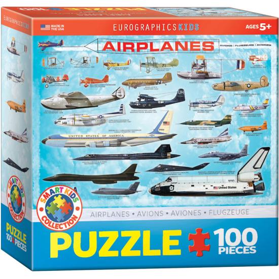 Eurographics Puzzle Avions 100 pièces