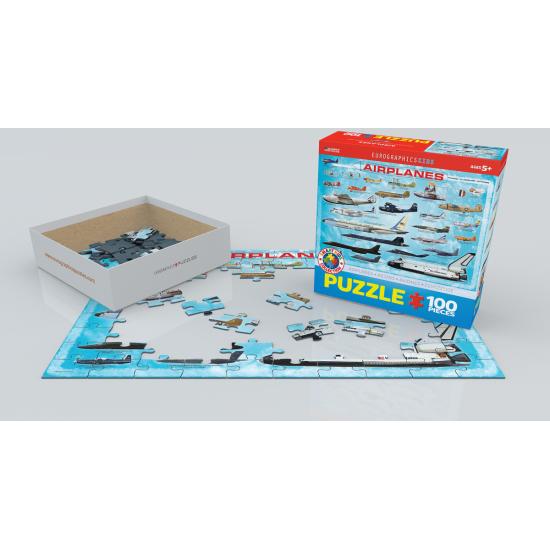 Eurographics Puzzle Avions 100 pièces