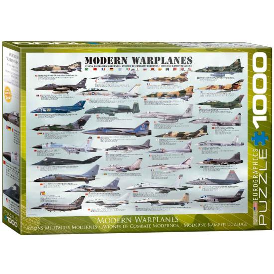 Eurographics Puzzle Avions de guerre modernes 1000 pièces