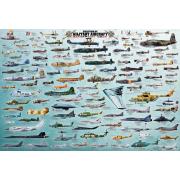 Eurographics Puzzle Avion Militaire 2000 Pièces