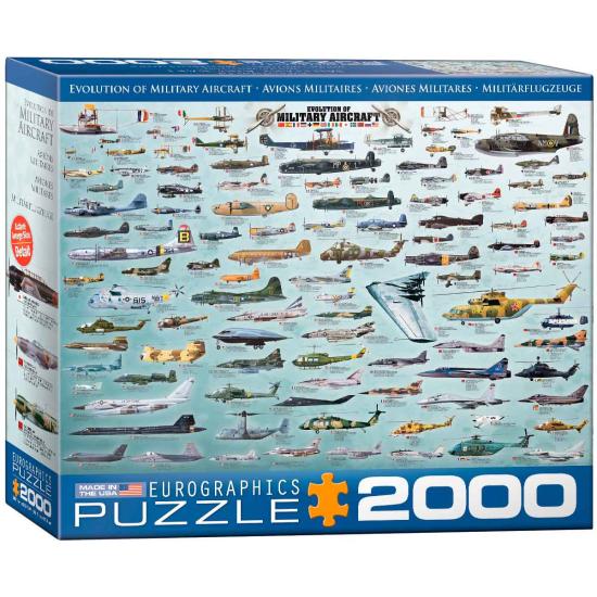 Eurographics Puzzle Avion Militaire 2000 Pièces Eurographics Puzzle Avion Militaire 2000 Pièces