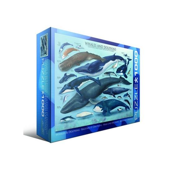 Puzzle Baleines et dauphins Eurographics 1000 pièces