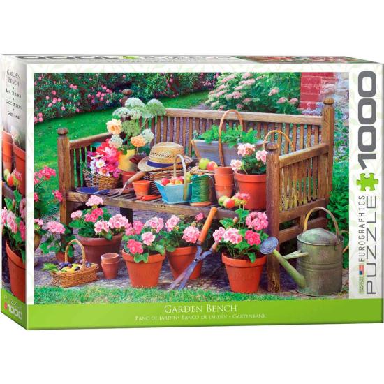 Eurographics Banc de jardin Puzzle 1000 pièces