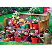 Eurographics Banc de jardin Puzzle 1000 pièces