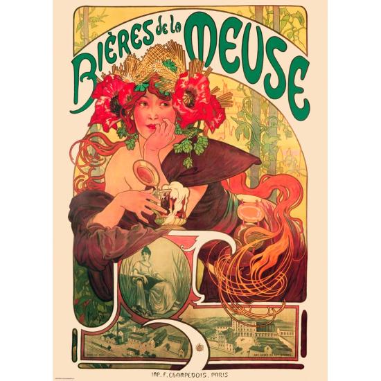 Puzzle Eurographics Bières de la Meuse 1000 pièces